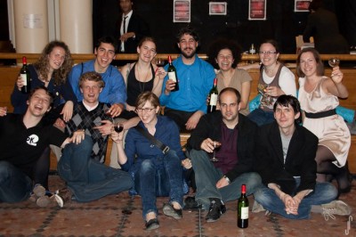 Group pictures with german debating colleagues