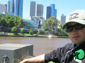 Chilling at Yarra River.