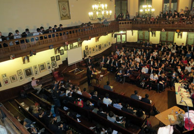 A spiritual experience: the final in the chamber of The Cambridge Union Society